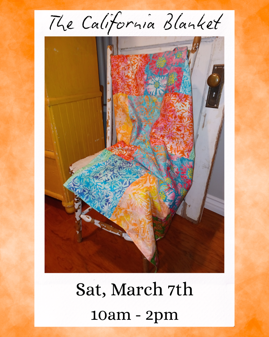 The California Blanket Class with Sheila