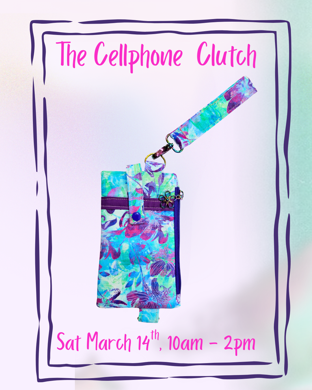 Cell Phone Clutch with Stacey