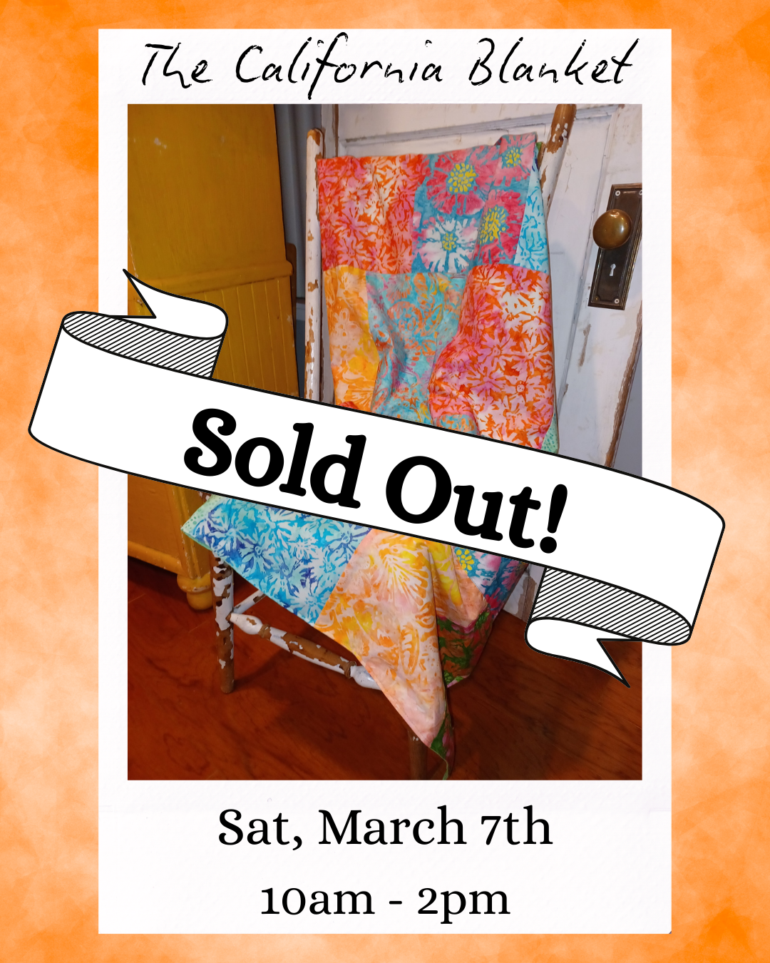 The California Blanket Class with Sheila